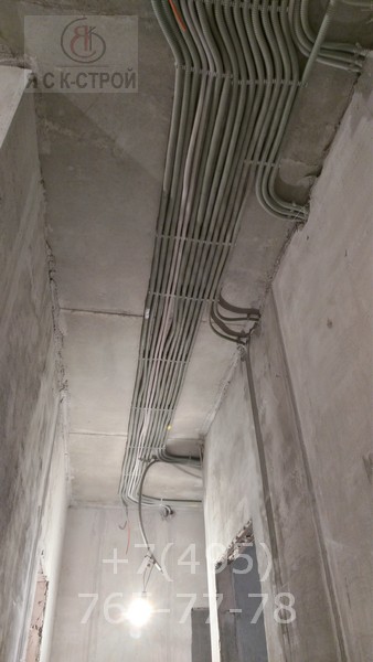 Как должна выглядеть трасса проводов на потолке электромонтаж
